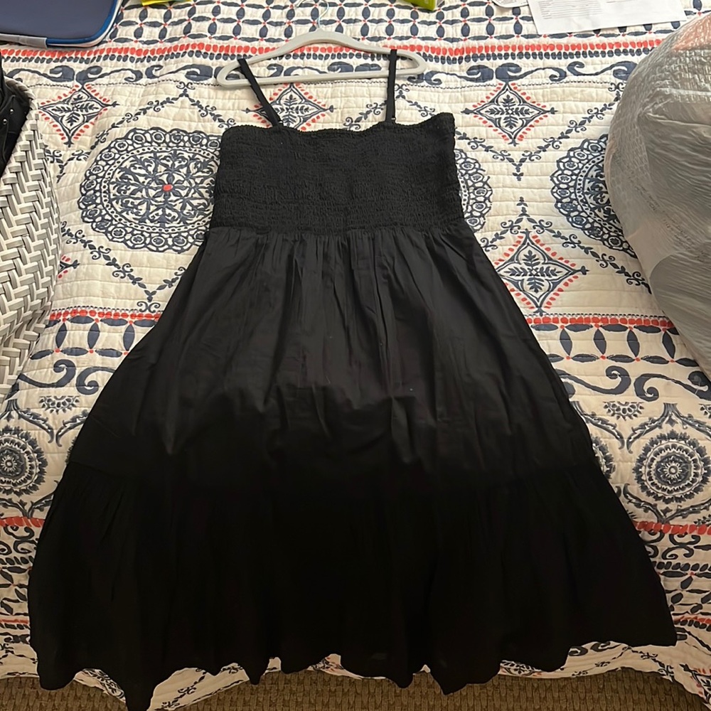 J. Crew Tiered midi dress